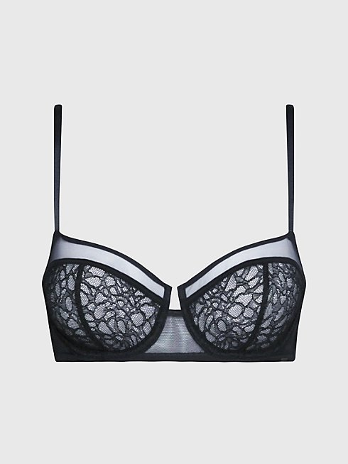 Calvin Klein Underwear – CK Black Graphic podprsenka, Černá barva