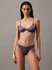 Calvin Klein Underwear – Sheer Marquisette tanga, Fialová barva