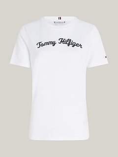 Reg Script triko Bílá barva Ženy