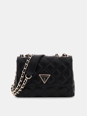 GUESS – Giully Mini 2 crossbody, Černá barva