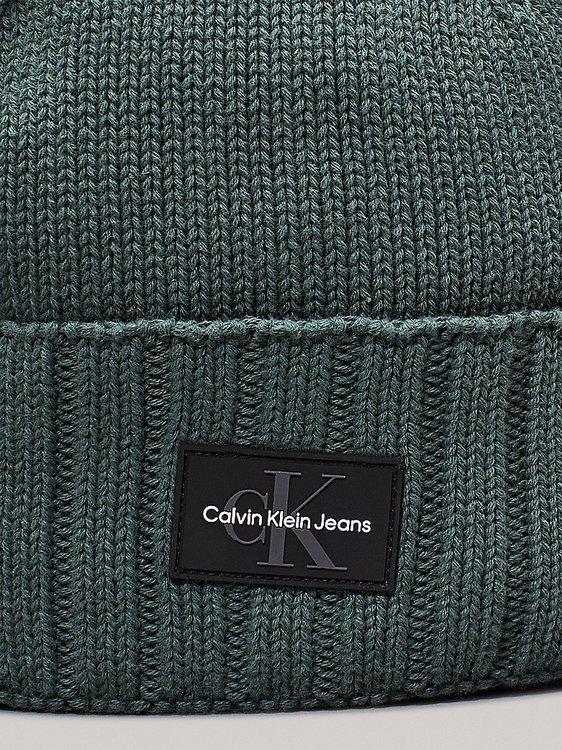 Módní Mono Logo čepice, Zelená barva, 2024