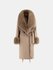 Liliana kabát Hnědá barva Ženy