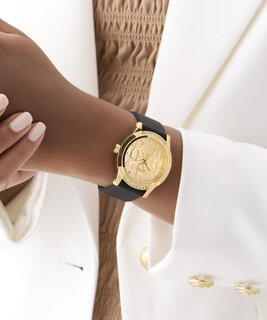 GUESS, Černá, Zlatá barva Annette hodinky