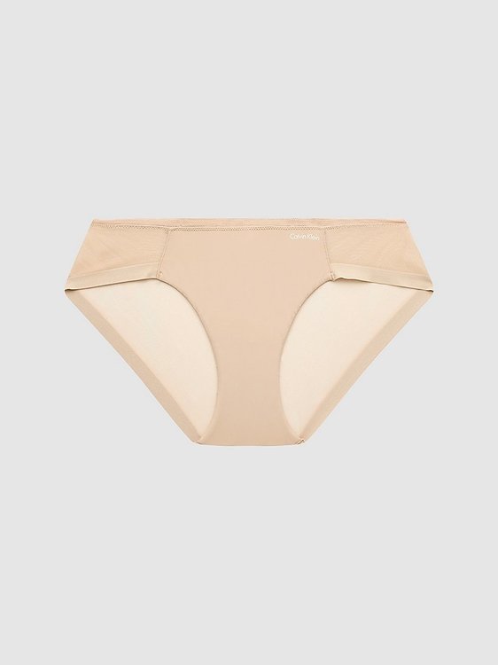 Calvin Klein Underwear – 000QF1708E-20N kalhotky bikiny, Béžová barva