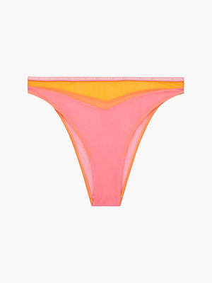 Calvin Klein Underwear – Pride tanga, Oranžová, Růžová barva