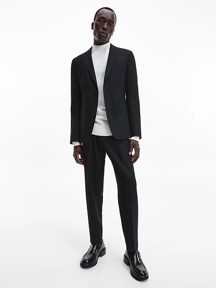 Módní Cropped kalhoty, Černá barva, 2022