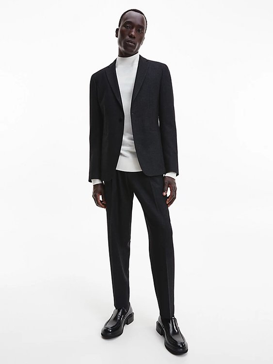 Módní Cropped kalhoty, Černá barva, 2022