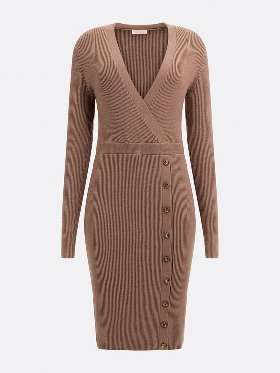 Alexandra šaty Hnědá barva Ženy