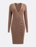 Alexandra šaty Hnědá barva Ženy
