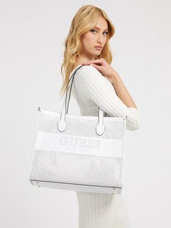 Luxusní Katey Tote kabelka, Bílá barva, T/U