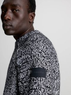 Luxusní Heathered svetr, Šedá barva, M, L, XL