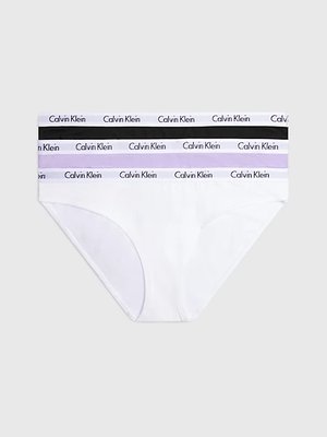 Calvin Klein Underwear – Carousel bikiny 3ks, Bílá, Černá, Růžová barva