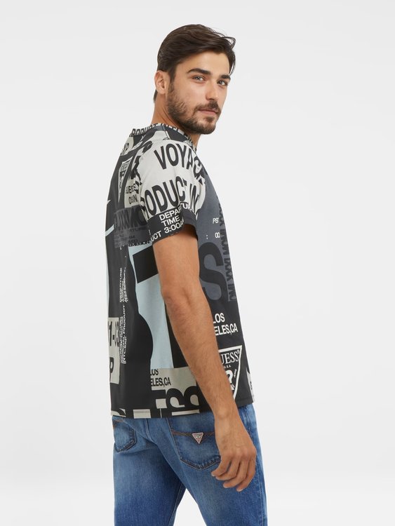 Since 81 triko – GUESS, Černá barva Muži