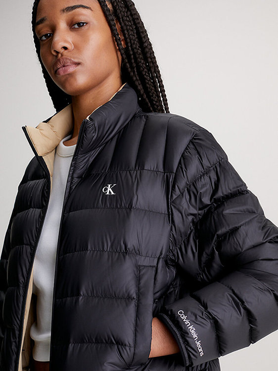 Módní Short bunda, Černá barva, 2024