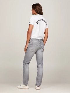 Luxusní Straight Denton jeans, Šedá barva, 31/32, 33/32, 34/32