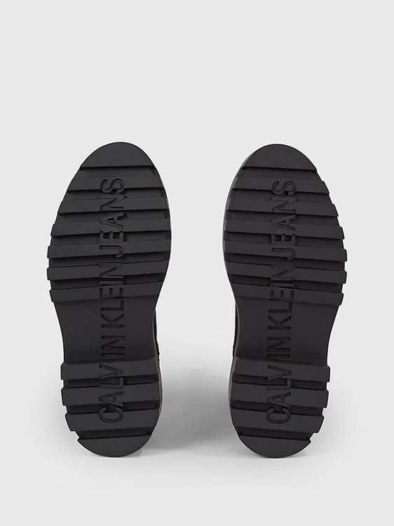 Černá barva, Flatform Chelsea kotníková obuv