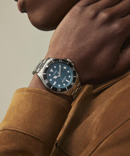 Modrá, Stříbrná barva, Harborside Coast hodinky