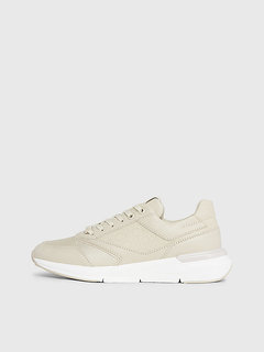 Calvin Klein Jeans, Béžová barva Runner Lace Up tenisky