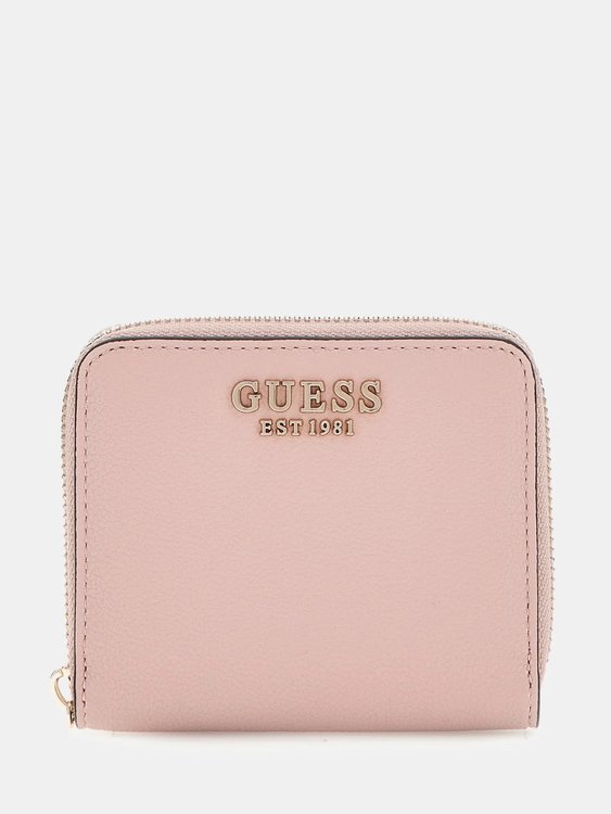 GUESS – Eco Ali malá peněženka, Růžová barva