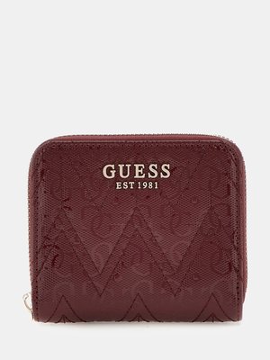 GUESS – Adelard malá peněženka, Vínová barva