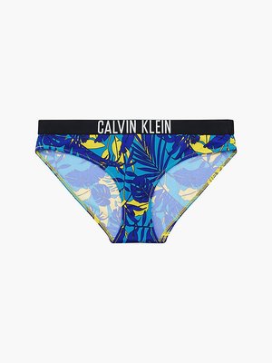 Calvin Klein Swimwear – Plavky - Spodní díl, Černá, Modrá, Žlutá barva
