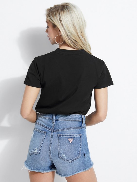 Luxusní Logo triko, Černá barva, XS, S, M, L, XL