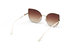 Luxusní Sluneční brýle, Bílá, Hnědá, Zlatá barva, UNI 1