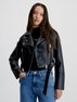 Faux Leather Biker bunda