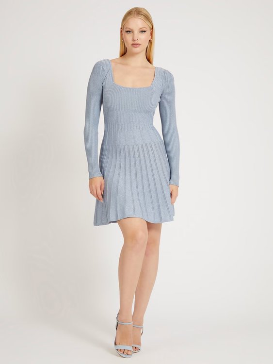 GUESS – Jules šaty, Modrá barva