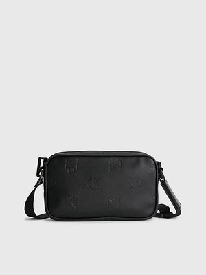 Calvin Klein Jeans – Monogram crossbody, Černá barva