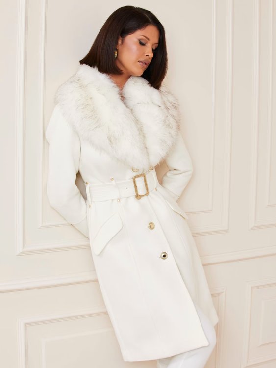 Alice kabát Bílá barva Ženy