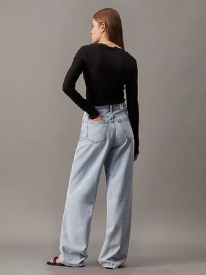 High Rise Relaxed jeans – Calvin Klein Jeans, Modrá barva Ženy