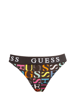 Luxusní Brief tanga, Černá, Multi barva, XS, S
