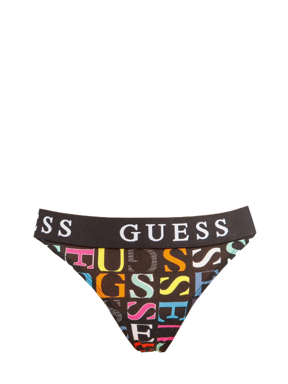 Luxusní Brief tanga, Černá, Multi barva, XS, S