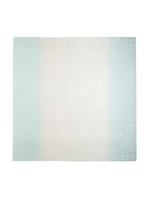 Kefiah šála – Guess, Bílá, Modrá barva Ženy