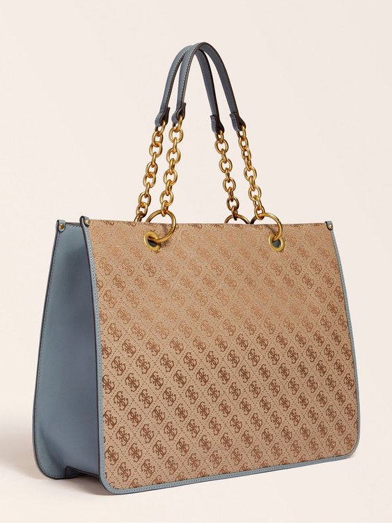 Aileen 4G shopper Béžová, Modrá barva Ženy