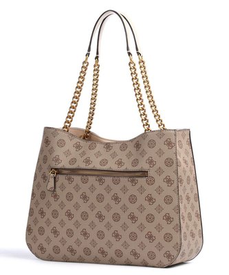 Módní Hensely kabelka, Béžová, Hnědá barva, 2022