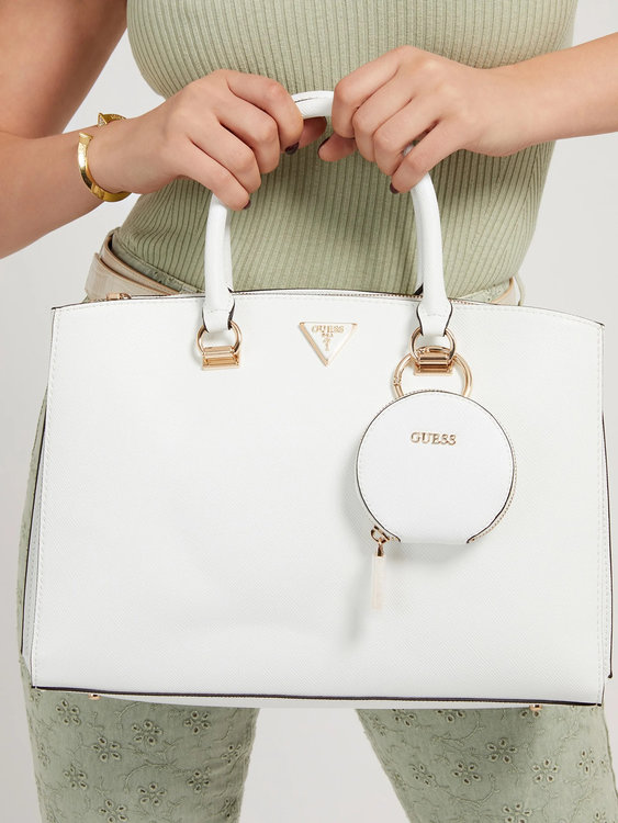 Luxusní Aviana kabelka, Bílá barva, T/U/1