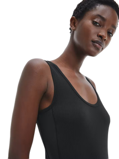 Módní Modal šaty, Černá barva, 2022