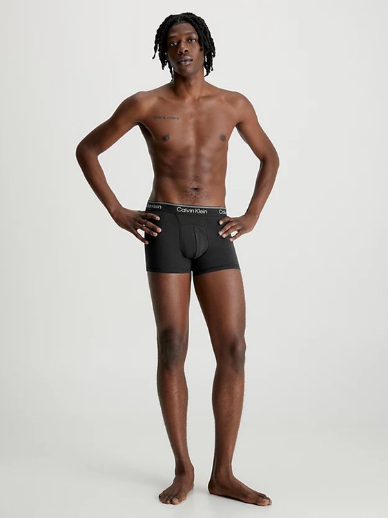 Athletic Cotton boxery 2ks Černá barva Muži