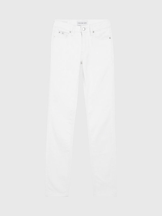 Mid Rise Skinny jeans Bílá barva Ženy