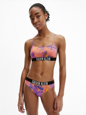 KW0KW01866-0GY plavky CLASSIC BIKINI-PRINT – Calvin Klein Swimwear Ženy