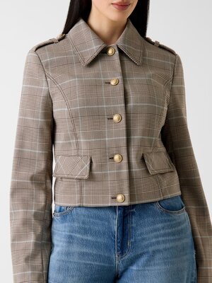 Geraldine bunda – GUESS, Béžová barva Ženy