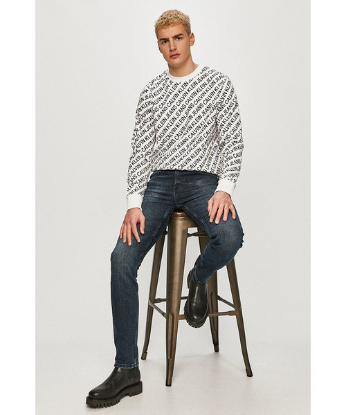 Luxusní Logo mikina, Bílá, Černá barva, S, M, L