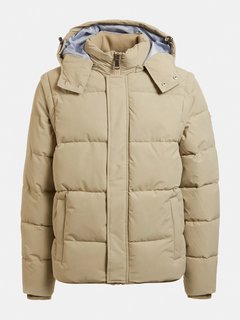 Luxusní Puffa bunda, Béžová barva, M, L