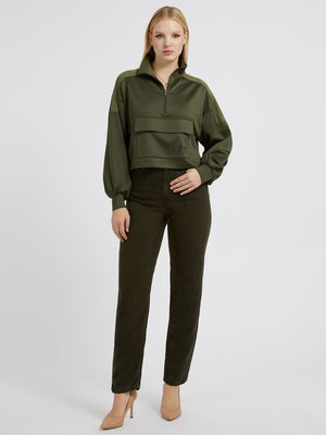 Laila mikina – Guess, Khaki barva Ženy