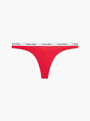 Calvin Klein Underwear – Carousel tanga, Červená barva