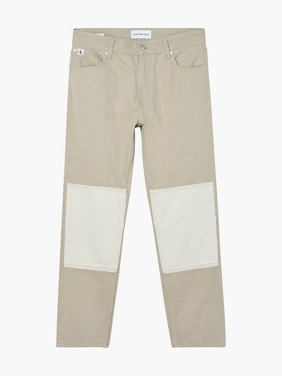 Dad jeany Béžová barva Muži