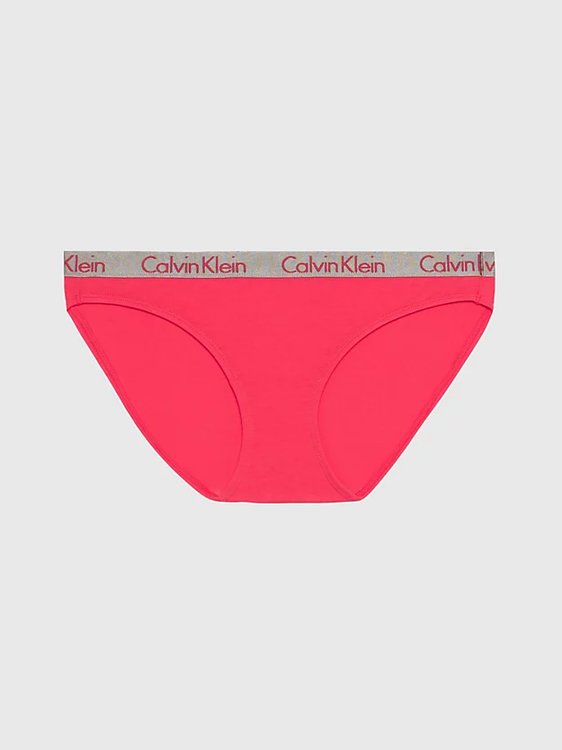 Calvin Klein Underwear – Radiant Cotton bikiny, Růžová barva