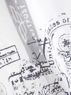 Faded Stamp triko Bílá barva Muži